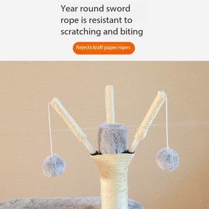 Grand <span class=keywords><strong>arbre</strong></span> <span class=keywords><strong>à</strong></span> <span class=keywords><strong>chat</strong></span> et tour avec personnalisation multi-spécifique - Jouets pour <span class=keywords><strong>chat</strong></span> et plateforme de saut spéciaux transfrontaliers - Product Image 6