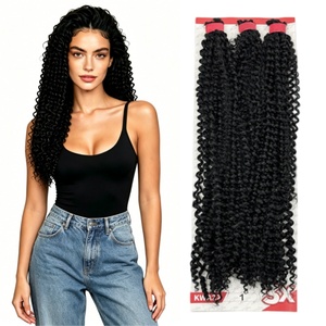Extensiones de Cabello para Trenzas Jerry Curl Long 3x Water Wave, Micro Trenzas de 24 Pulgadas Pre-Enlazadas, <span class=keywords><strong>Kima</strong></span> Passion Twist 300g, Extensiones de Cabello para Crochet - Product Image 1