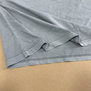 Custom Printed Letter Designed Men's 100% Cotton Jersey Loose Casual <b>Grey</b> Lightweight Quick Dry Eco-Friendly <b>T</b>-<b>Shirt</b> - Product Image 5