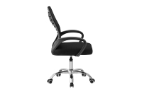 Chaise de bureau à dossier en maille respirante, chaise de travail à dossier moyen, chaise de travail rotative pour bureau à domicile, vente en gros Chine