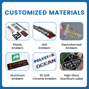 Autocollant de carrosserie en plastique ABS chromé, édition alphabet, lettres émaillées, badges et emblèmes LED pour plaque d'immatriculation automobile - Product Image 4