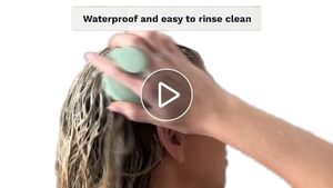 Lohas Kopfhautmassagegerät OEM Weiche Silikon Haarbürste Kopfhautpflege Handgehaltenes Haar- und Kopfhautmassagegerät - Product Image 5