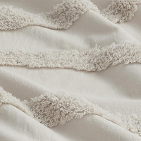 Nouvel Arrivage – Ensemble de Housse de Couette Jacquard Tuftée Motif Arche Bohème Chic Shabby, Taille Queen, en Polyester, pour la Maison et l'Hôtel – Vente en Gros