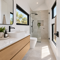 Rumah Mungil Mewah Beroda untuk Proyek Australia, Rumah Prefabrikasi Mobile dengan Dapur, Kamar Mandi, Kamar Tidur, Interior Lengkap Pabrikasi