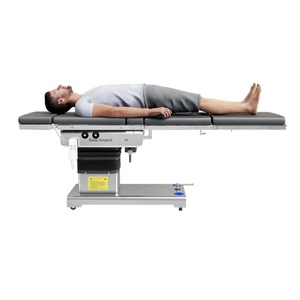 Mesa DE OPERACIONES semieléctrica de acero inoxidable compatible con brazo en C, fácil de limpiar para uso hospitalario, Exportación India - Product Image 1