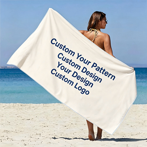 Serviette de plage en microfibre personnalisée, sans sable, séchage rapide - Product Image 1