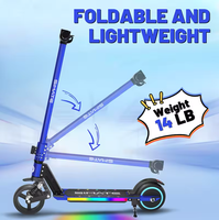 Desde Almacén en EE. UU. y la UE 2024 Nuevo E-Scooter en Venta para Niños de 6 a 15 Años Patinete Eléctrico Barato Plegable