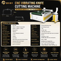 Cutter à lame vibrante CNC industriel haute précision pour matériaux non métalliques flexibles