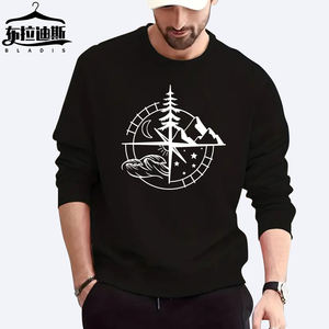 <span class=keywords><strong>Sudadera</strong></span> con capucha de invierno sólida para <span class=keywords><strong>hombre</strong></span> de gran tamaño Spot Heavy Nature <span class=keywords><strong>Element</strong></span> Logo Print European American Fashion Brand Casual Custom - Product Image 3