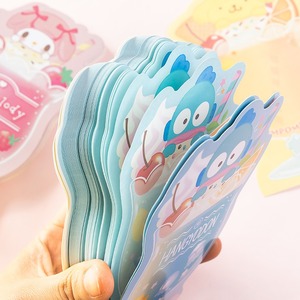 New Summer Ice Drink Three-Eyes Character Loose <b>Leaf</b> Memo Pad Cartoon Creative Sticky Notes Special-Shaped Stickers Cute Die Cut - Product Image 3