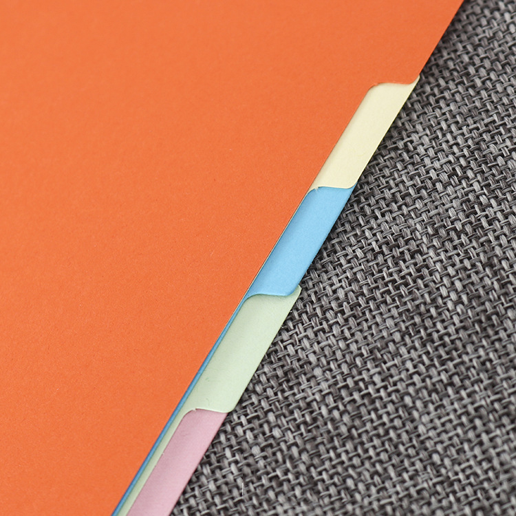 A5 A6 A76リングバインダーインデックスページA44穴カラーインデックス