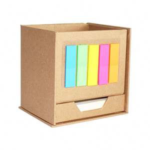 Novedosa Caja Giratoria Multifuncional para Notas con Espacio Práctico para Pegar Notas y Guardar Bolígrafos, para Artículos de Papelería Promocionales - Product Image 5
