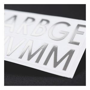 Offre Spéciale personnalisé holographique 3D transfert <span class=keywords><strong>lettres</strong></span> Logo autocollants décalcomanies - Product Image 1