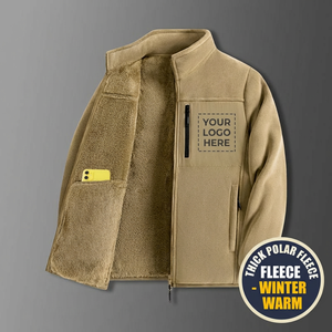 <span class=keywords><strong>Giacca</strong></span> Shacket Personalizzata in Misto Lana per Uomo, <span class=keywords><strong>Giacca</strong></span> Trapuntata con Zip Integrale e Colletto Alto, Antivento e Traspirante per Escursionismo - Product Image 1