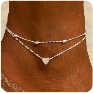 व्यक्तित्व फैशन सोने के टखने के कंगन रंगीन जिरकॉन स्तरित टखने वाली महिलाओं के लिए सोने के बीड पेटेलेंट - Product Image 5