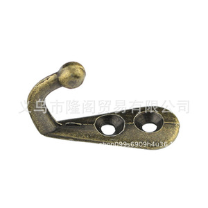 Gancho para ropa BF74 de aleación de zinc de 32 mm, pulido, para armario, gancho individual. - Product Image 3
