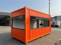 Contenedor de Cocina Móvil, Opciones de 10 pies, 20 pies y 40 pies para Restaurantes, Bares, Cafeterías, Centros Comerciales, Dormitorios y Supermercados al Aire Libre
