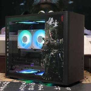 Oem ODM đen huyền thoại Wukong Chủ Đề Máy tính chơi Game trường hợp giữa tháp PC Tủ Gamer gabinete với nhãn - Product Image 1