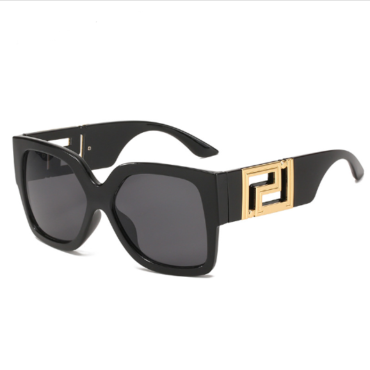 Shades Oversized Fashion Big Sun Glasses Oversize Designer Square Sexy European Style Unisex Sunglasses PC Frame Tea White