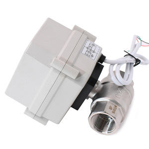 Vanne à boisseau sphérique électrique miniature Tonghe DN15 en acier inoxydable 304/316 pour le contrôle du débit d'eau - Product Image 4
