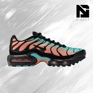 Air Max Plus GS 'Aurora Green Orange Pulse' Nike Mesh Running Shoes Low Heel Round Toe Walking All Seasons Sneaker - Product Image 2