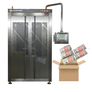 delta robot case packer for stand up bags pick and place packing machine for med soft gripper