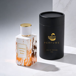 Botella de Vidrio Premium de 100 ml con Efecto Marmoleado, Base Pesada, Reutilizable, con Pulverizador, Tapa Metálica, Color Personalizado, para Amenidades de Hotel y Fragancias - Product Image 3