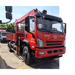 משאית תלת-טבעת אשפה רכוב רכוב העגור 4*2 8 טון טלסקופי בום משאית הרמת משקל - Product Image 1