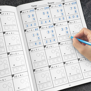 Tùy chỉnh ngôn ngữ khác nhau giáo dục <span class=keywords><strong>in</strong></span> ấn của các trang bên trong của dòng toán học thực hành viết cuốn sách - Product Image 3