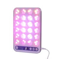 Lampe de luminothérapie rouge compacte et portable BM Slim 450nm-940nm 120 LED, chauffage thérapeutique, aluminium, soin de la peau, prise US