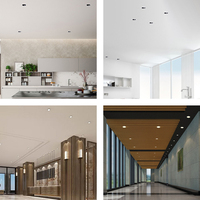 Downlight LED Empotrable Ajustable de Aluminio SKD Moderno con Ángulo de Haz de 110° y Luz Blanca Neutra de 4100K