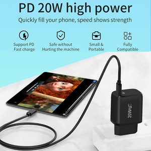 Pd 20W tường sạc <span class=keywords><strong>Adapter</strong></span> OEM tùy chỉnh duy nhất <span class=keywords><strong>USB</strong></span> Loại C nhanh chóng sạc điện thoại di động sạc cho Iphone Samsung Xiaomi <span class=keywords><strong>Android</strong></span> - Product Image 6