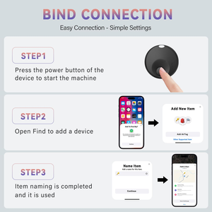 GPS Air Tag พลาสติก แบตเตอรี่เปลี่ยนได้ ใช้งานร่วมกับแอป Find My สำหรับยานพาหนะ กุญแจ และสิ่งของ ODMOEM - Product Image 4