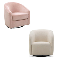 Fauteuils individuels personnalisés pivotants à 360 degrés, fauteuil moderne de luxe pour salon