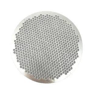 Placa de filtro de malla de alambre sinterizada de metal perforado de acero inoxidable de 100 micras