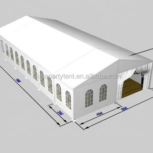 Tende per Eventi in Alluminio Bianco di Grande Capacità per 500-1000 Persone, Sala per Matrimoni e Feste in Vendita - Product Image 6