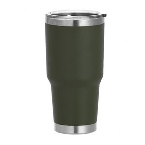 Gobelet isotherme de voyage en acier inoxydable avec logo personnalisé, impression UV, OEM, sans BPA, revêtement en poudre, 30 oz, avec couvercle en PP écologique - Product Image 2