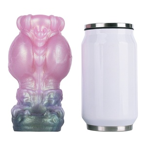 Funda de silicona realista con forma de pene de animal, modelo Fantasía Perro Monstruo Grande - Product Image 3