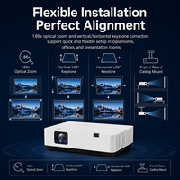 Projecteur d'éducation et d'affaires PT-XZ431C 4300 Lumens WUXGA 3LCD avec zoom 1,66x pour salle de conférence, salle de classe, formation