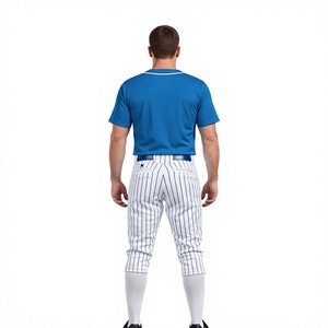 Maillot de baseball sur mesure de haute qualité, respirant, pour adultes, vêtements d'équipe, 100% polyester - Product Image 6