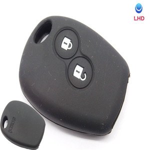 Housse <span class=keywords><strong>de</strong></span> clé <span class=keywords><strong>de</strong></span> voiture en silicone <span class=keywords><strong>2</strong></span> boutons pour Renault Clio Scenic Megane Duster Sandero Captur <span class=keywords><strong>Twingo</strong></span> Modus - Product Image 3