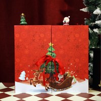 Boîte cadeau récupérable, design personnalisé, fabrication artisanale, personnalisation luxueuse, boîte calendrier avec petits tiroirs