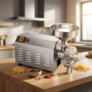 Macinatore Commerciale Automatico Elettrico Professionale per Pasta di Sesamo, Salse, Semi, Mandorle e Burro di Arachidi, 12kg, 1 Anno di Garanzia - Product Image 1