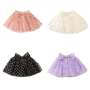 Tutus Brillantes para Bebés, Falda de Princesa con Lentejuelas Doradas, Faldas para Niñas, Falda Tutú Brillante para Niñas - Product Image 1