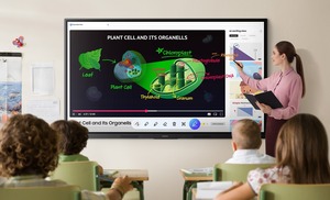 Écran interactif numérique 65 pouces série WAF-P [LH65WAFPLGCXXL] avec système d'exploitation Android 15 intégré, téléviseur portable 4K LED noir à grand écran - Product Image 2