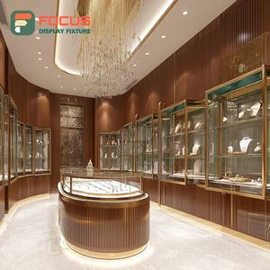 Vitrine à bijoux sur mesure avec finition stratifiée, vitrine à bijoux pour magasin commercial - Product Image 4