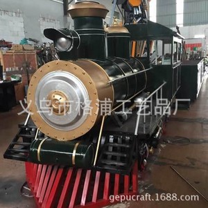 Modèle de locomotive à vapeur en métal Yiwu GePu Craft, taille 1:1, pour utilisation en intérieur dans les centres commerciaux - Product Image 2