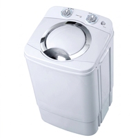 Portable Mini Single Tub Washing Machine Electric Washer for Camping Travel Apartment Household Small Laundry