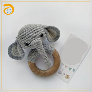 Animale crochet giocattoli <span class=keywords><strong>amigurumi</strong></span> rattle dentizione - Product Image 2