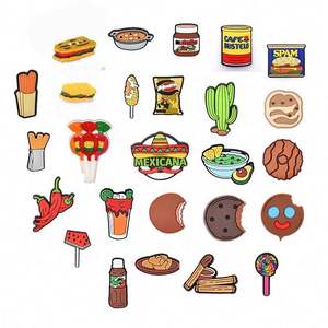 Breloque de chaussure mexicaine personnalisée, nouvelle tendance 2025, breloque pour sabot en PVC souple, breloques personnalisées pour sabot pour enfant, motif dessin animé, couleur, caractéristique, <span class=keywords><strong>type</strong></span> - Product Image 3